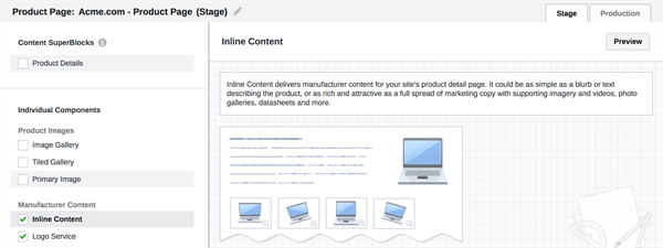 Click Configure Product Page button