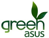 Green Asus logo