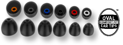 Oval Comfort Fit Ear Tips