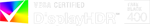 DisplayHDR-Logo / TRUE BLACK 400-Symbol