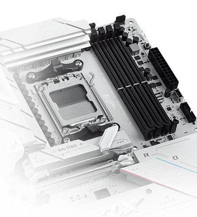 ASUS ROG STRIX B850-A GAMING WIFI AMD AM5 B850 ATX motherboard 14+2+2 power stages, DDR5 AEMP, 2.5G LAN, WiFi 7 with Q-Antenna, 4x M.2, PCIe 5.0, USB