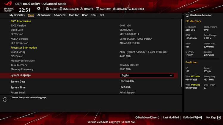 ASUS ROG STRIX X870E-E GAMING WIFI AMD AM5 X870 ATX