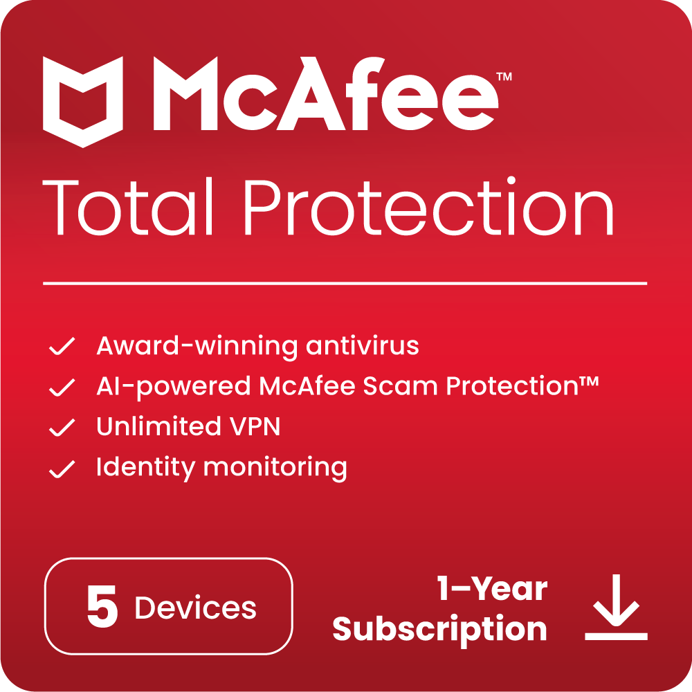 McAfee Total Protection 2024 Offer - Wowcher