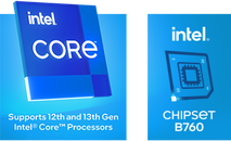 logo von Intel® Core & logo von Intel® B760