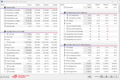 HWINFO interface
