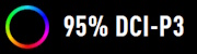 95% DCI-P3