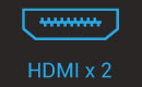 HDMI x 2