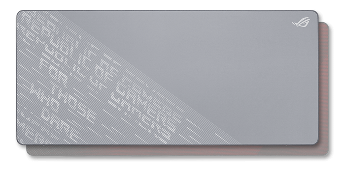 Ein standardmäßiges schwarz-rotes Scabbard II XXL Mauspad
