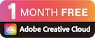 1 MONAT GRATIS Adobe Creative Cloud