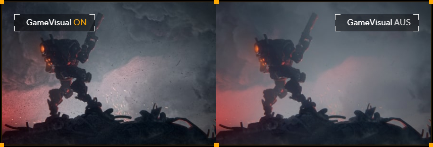 Screenshot with GameVisual RTS/RPG mode ON/AUS