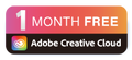 1 MONTH FREE Adobe Creative Cloud