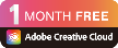 Adobe 1 month free bundle