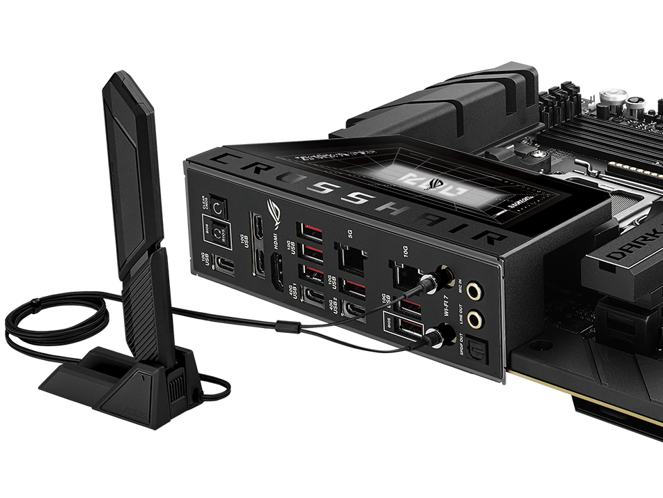 ROG Crosshair X870E Dark Hero with ASUS WiFi Q-Antenna