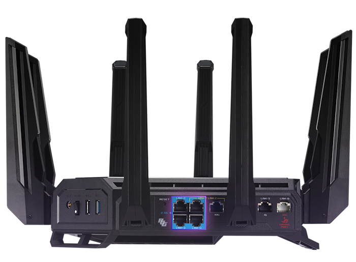 Bis zu vier 2,5G LAN-Anschlüsse