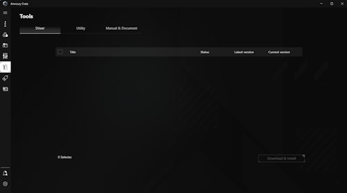 Armoury Crate Driver and Manual Download