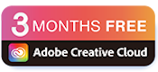 Adobe Creative Cloud 3-monatiges Gratis-Symbol