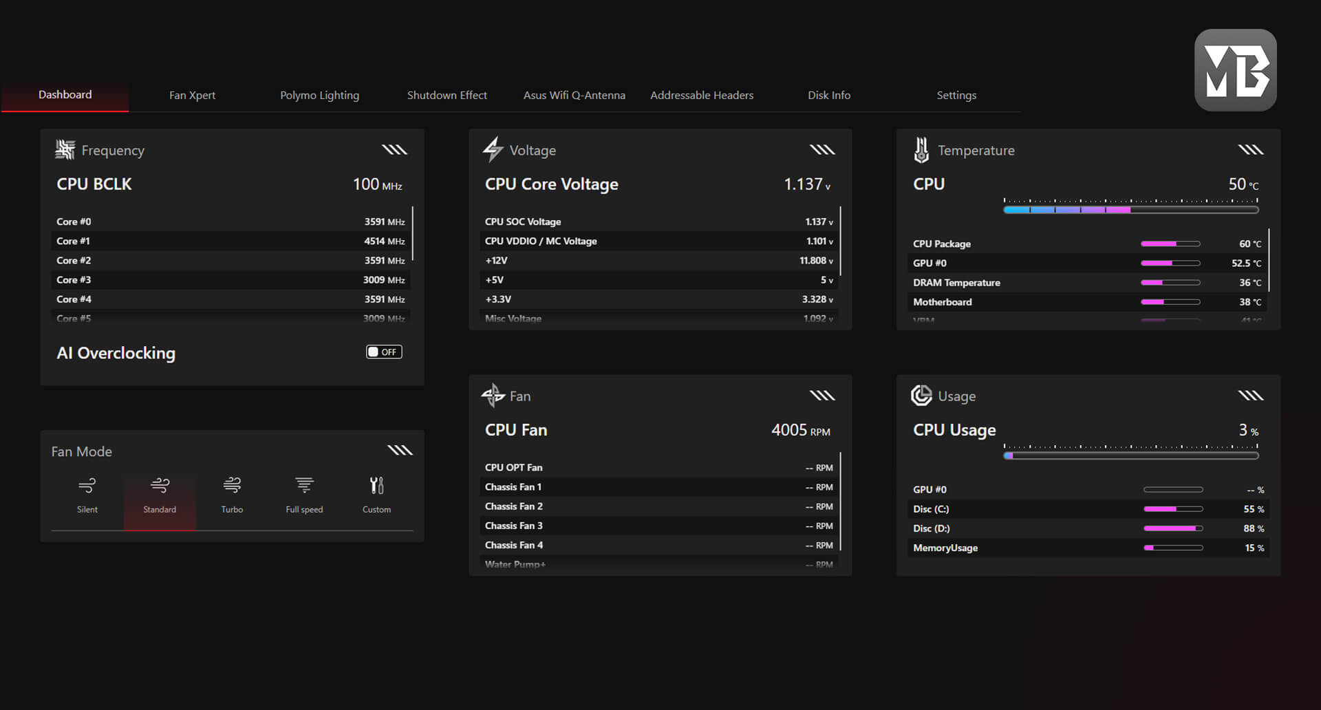 MB Manager UI picture
