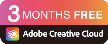 3 Month Free Adobe Creative Cloud