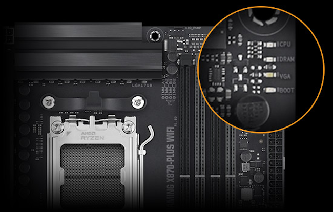 ASUS X870-PLUS TUF GAMING WIFI AMD AM5 ATX Motherboard - Micro Center