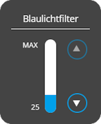 Blaulichtfilter