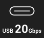 USB4 20Gbps Symbol