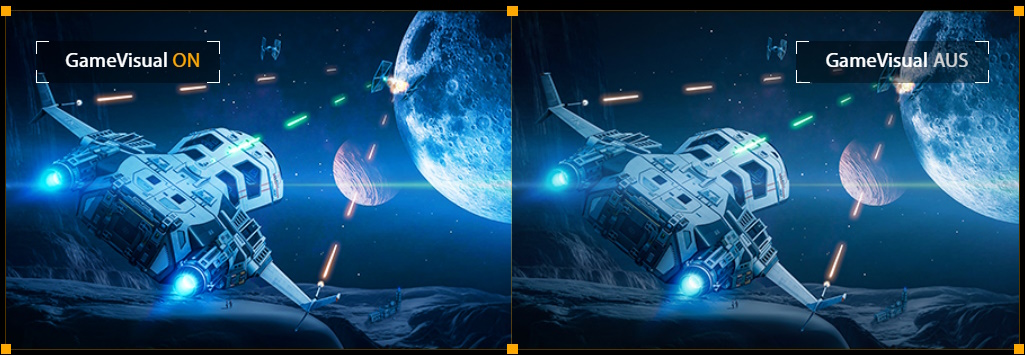 GameVisual Cinema mode ON/OFF