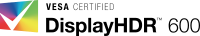 VESA CERTIFIED DisplayHDR 600 icon