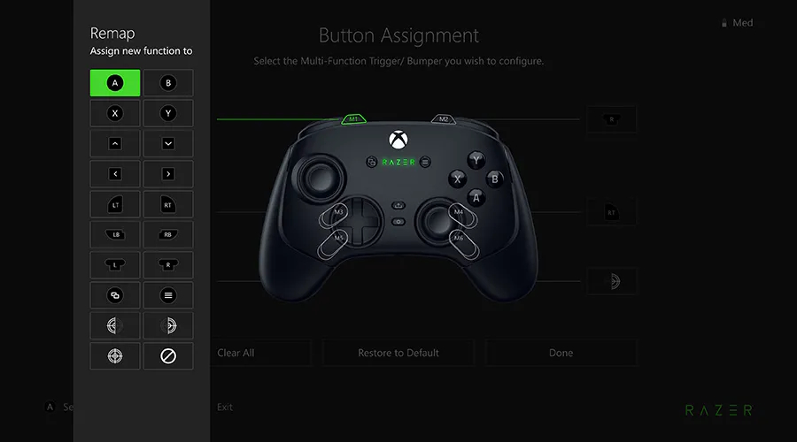 Button Assignment