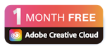1 MONAT GRATIS Adobe Creative Cloud