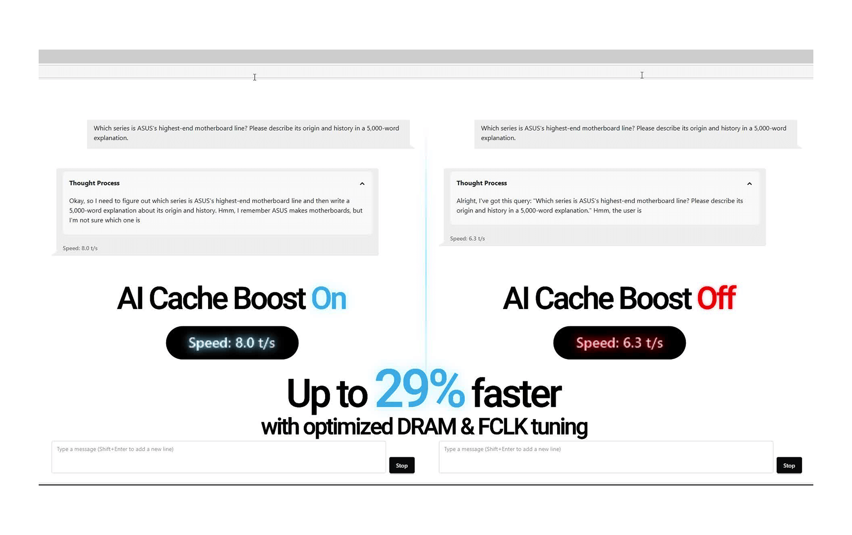 ASUS AI CACHE BOOST UI