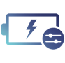 Logo der Stromsparfunktion.