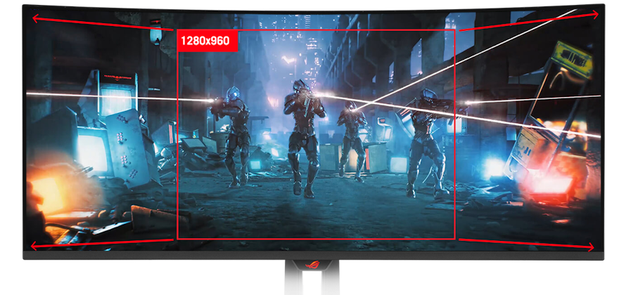ASUS ROG SWIFT 34 inch QHD 2K 1440P 360Hz AMD FreeSync Premium Pro
