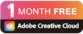 1 MONAT GRATIS Adobe Creative Cloud