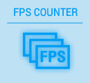 Blue, Rectangle, FPS COUNTER FPS