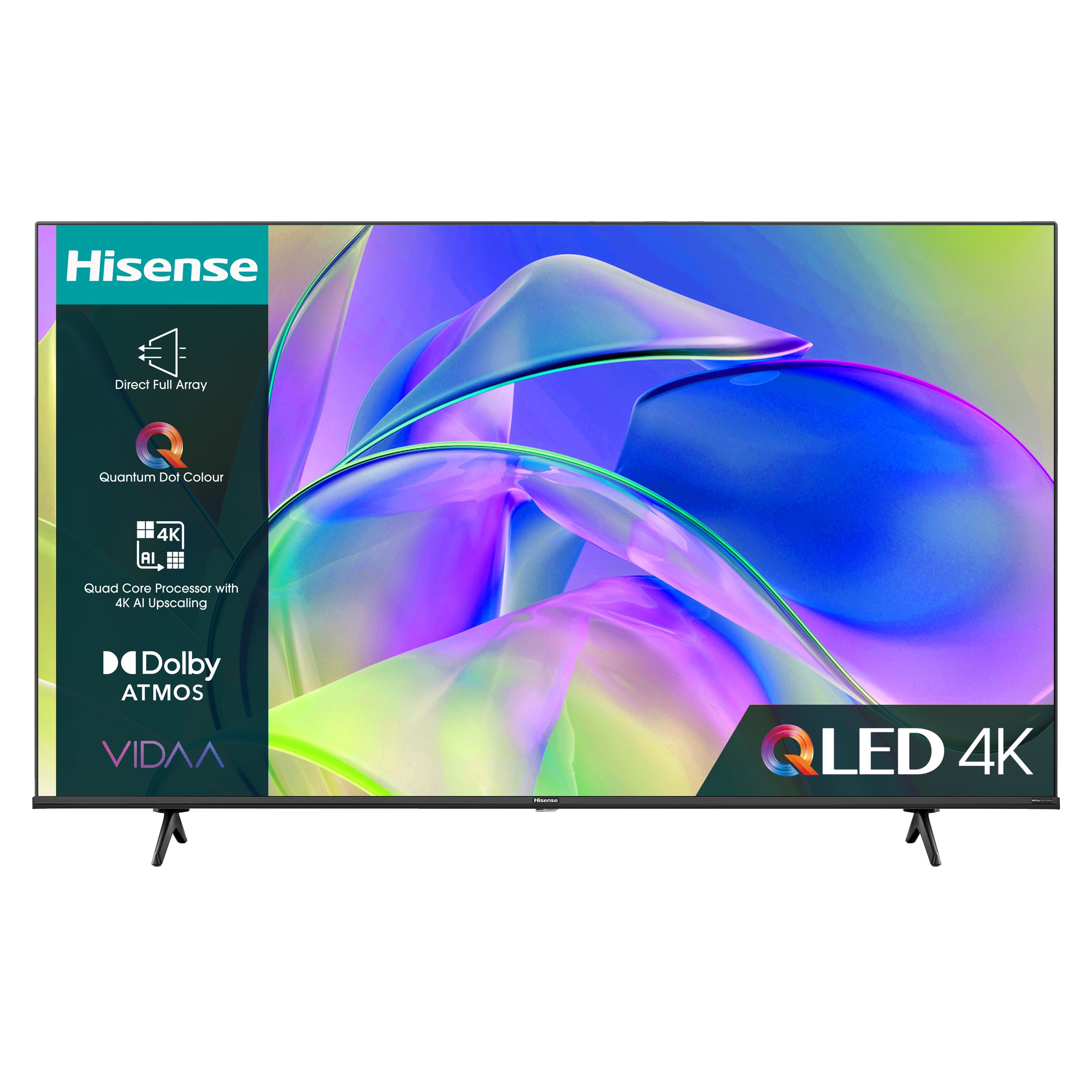 Hisense 55 Inch 144Hz QLED Gaming TV 55E7KQTUK PRO - 144Hz VRR, HDMI 2.1,  Freesync Premium, Quantum Dot Colour, VIDAA U7, and , Freeview Play,  Netflix and Disney+ (2023 New Model) 