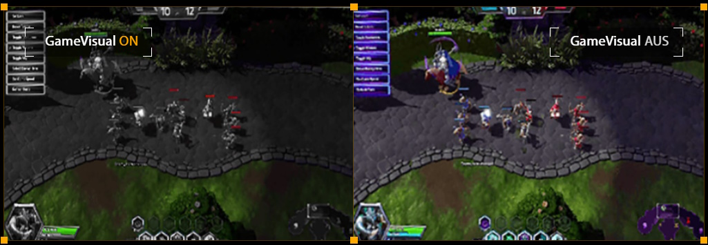 GameVisual MOBA mode ON/OFF