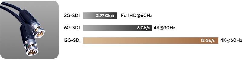 12G-SDI Connectivity