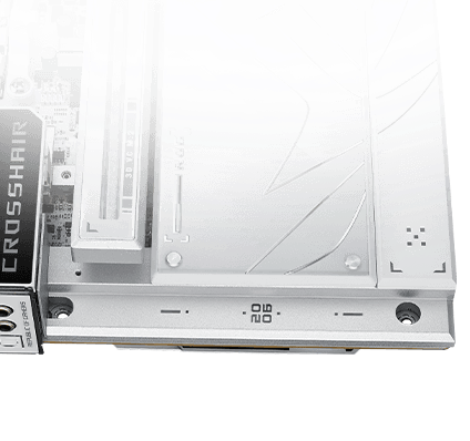 ROG Crosshair X870E Glacial bietet Gaming Audio