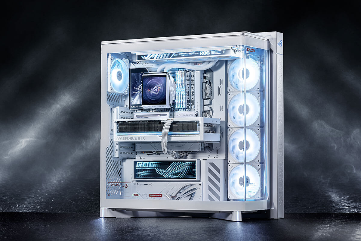 Szenario-Foto des ROG Crosshair X870E Glacial