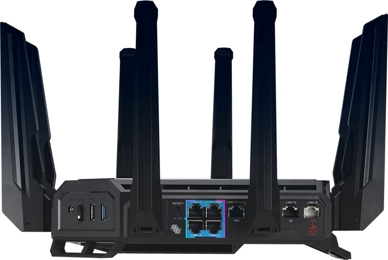 ASUS GT-BE98 ゲーミングルーター ROG Rapture GT-BE98 | Gaming ネットワーク｜ROG - Republic of