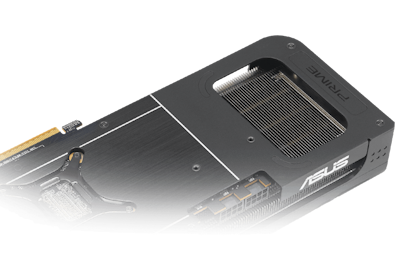 Prime Radeon RX 9070 EVO card backplate vent