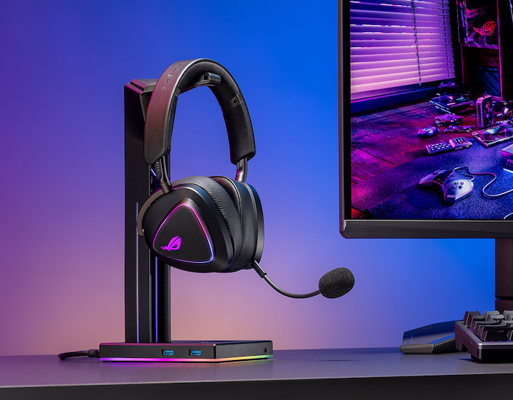 ASUS ROG Delta II Wireless Gaming Headset (50mm Titanium