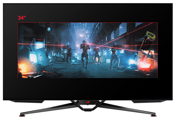 ASUS ROG Swift - Monitor para juegos 4K HDMI 2.1 HDR DSC de 38 pulgadas  (PG38UQ) - UHD (3840 x 2160), 144Hz, 1ms, IPS rápido, compatible con  G-SYNC