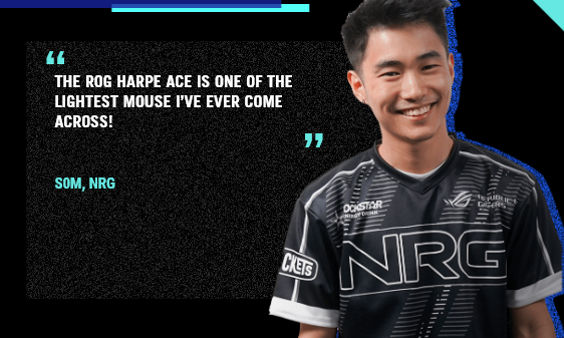 The ROG Harpe Ace is one of the lightest mouse I’ve ever come across!