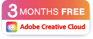 Adobe 3 month free bundle
