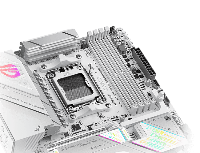 Mit dem Strix B850-G kannst du den Speicher auf bis zu 8400+ MT/s übertakten.