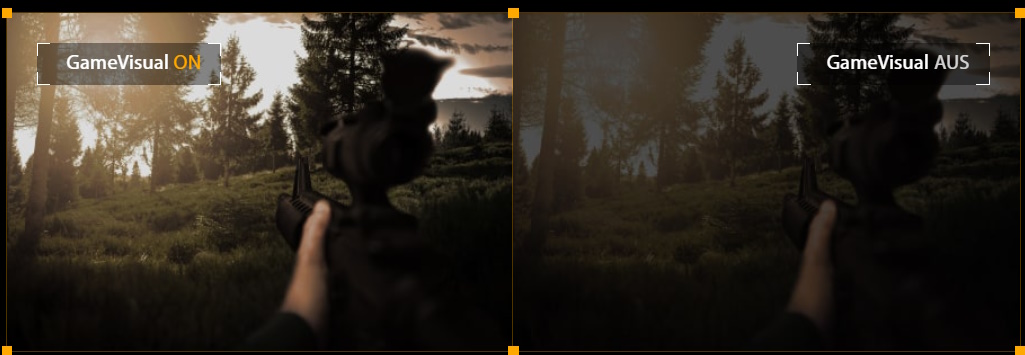 GameVisual FPS mode mode ON/OFF