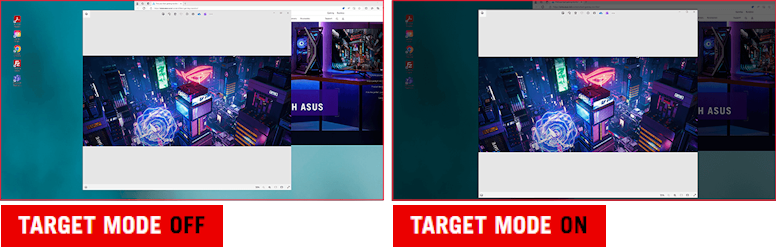 The screenshot of the desktop with two open windows. / The screenshot of the desktop with two open windows, with the top window on normal brightness, and the other window dimmed.