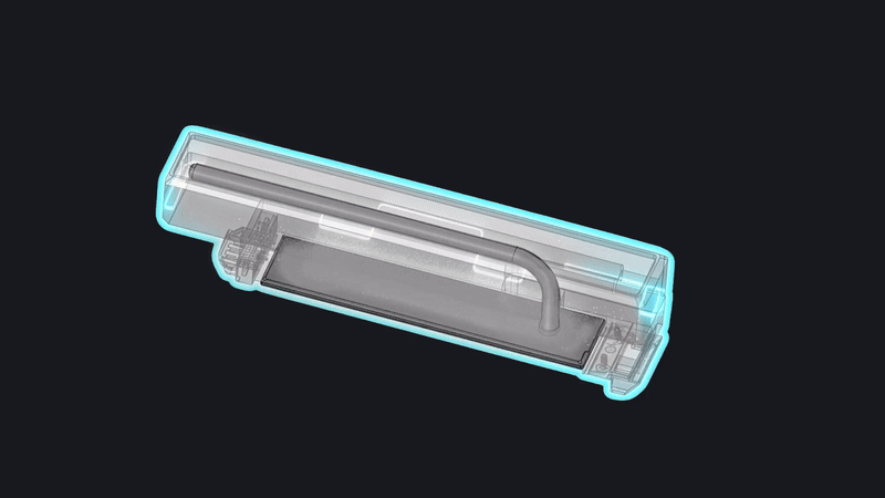 3D VC M.2 HEATSINK perspective view