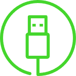 USB TYPE A WIRED
